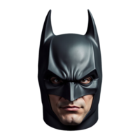 AI generated Batman Mask isolated on transparent background png
