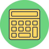 icono de vector de calculadora