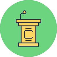 Lectern Vector Icon