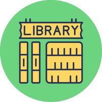 Library Vector Icon