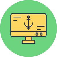 Anchor Text Vector Icon