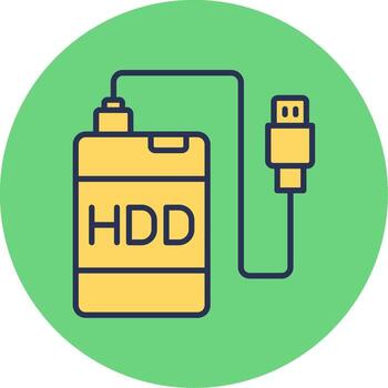 Harddisk Vector Icon