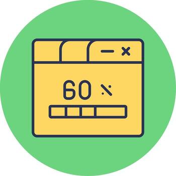 icono de vector de carga
