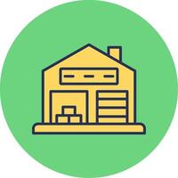 Warehouse Vector Icon