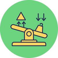 Seesaw Vector Icon