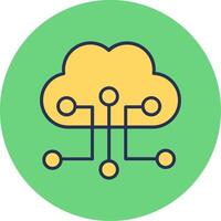 Cloud Configuration Vector Icon