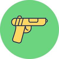 icono de vector de pistola