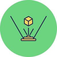 Hologram Vector Icon