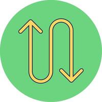 Zigzag Vector Icon
