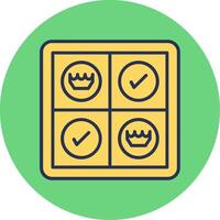 Checkers Vector Icon