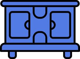 Tv Stand Vector Icon