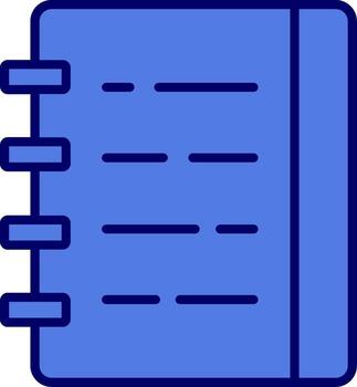 Notebook Vector Icon