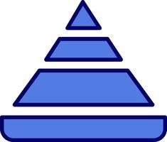Pyramid Chart Vector Icon