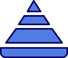 Pyramid Chart Vector Icon