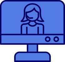 Online Support Vector Icon