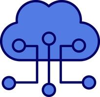 Cloud Configuration Vector Icon