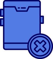 No Cellphone Vector Icon