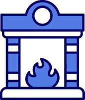 Fireplace Vector Icon