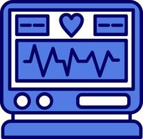 icono de vector de electrocardiograma