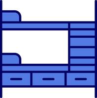 Bunk Bed Vector Icon