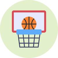 icono de vector de baloncesto