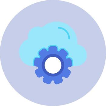 Cloud Computing Vector Icon