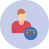 Lawyer Vector Icon