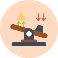 Seesaw Vector Icon