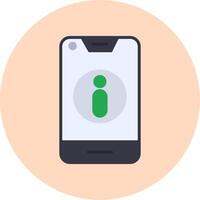 Smartphone Information Vector Icon