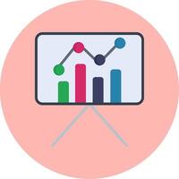 Stats Presentation Vector Icon