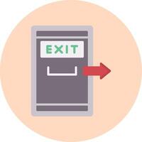 Exit Door Vector Icon