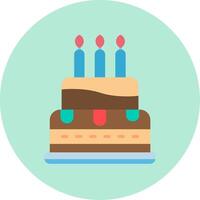 Birthday Cake Vector Icon