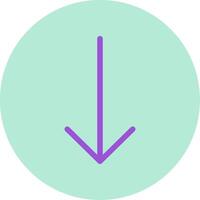 Down Arrow Vector Icon