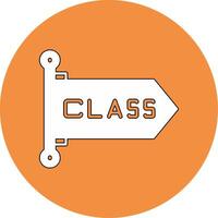 icono de vector de clase