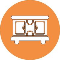 Tv Stand Vector Icon