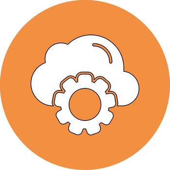 Cloud Computing Vector Icon