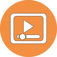 Video Player Vector Icon