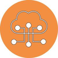 Cloud Configuration Vector Icon