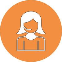 Customer Service Agent Vector Icon