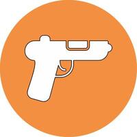 icono de vector de pistola