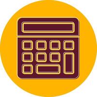 icono de vector de calculadora