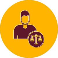 Lawyer Vector Icon