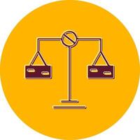 Balance Scale Vector Icon