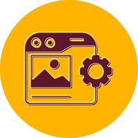 Content Management Vector Icon