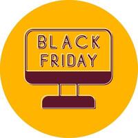 Black Friday Vector Icon