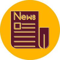 News Paper Vector Icon