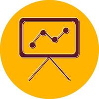 Line Chart Vector Icon