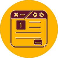 icono de vector de información