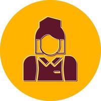 Flight Attendant Vector Icon