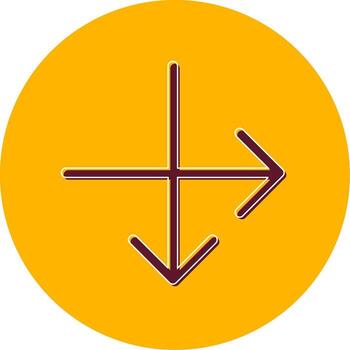 Intersect Vector Icon